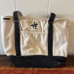 LANDS END TOTE BAG